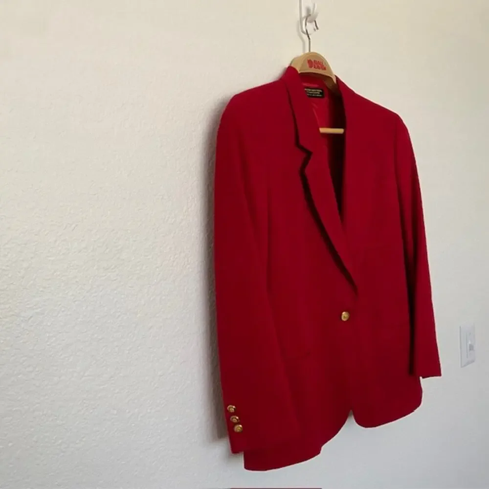 Brooks Brothers Red Single-Button Blazer - Picture 11 of 12